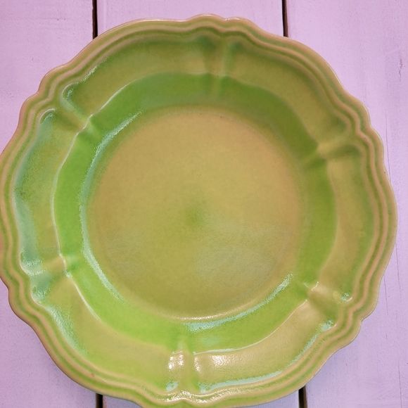 Nicola Fasano Italian Dishware ~ 2 Bowls ~ Chartreuse Green ~ Vintage (?) Pretty - Picture 13 of 16